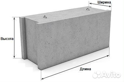 Бетонные блоки