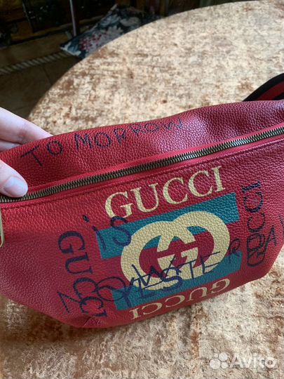 Сумка на пояс Gucci
