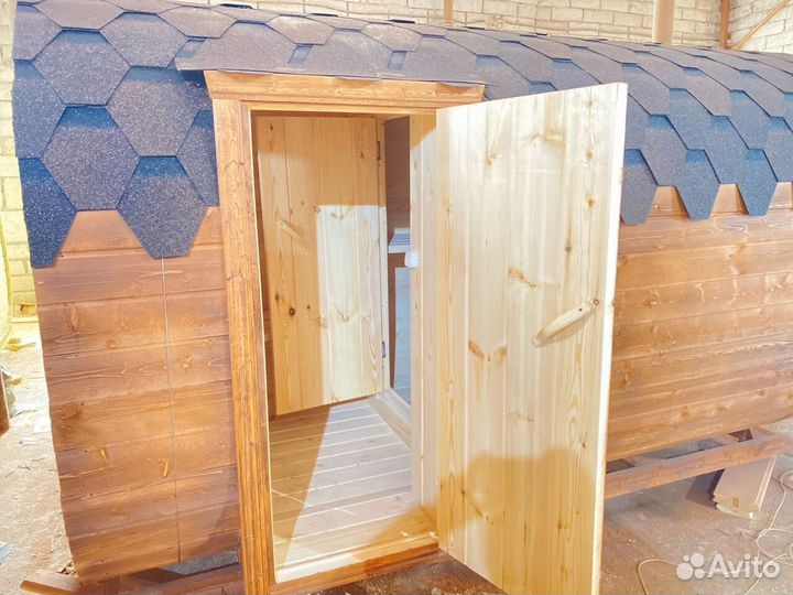 Бани-бочки квадро с доставкой