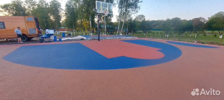 Бесшовное резиновое покрытие с гарантией