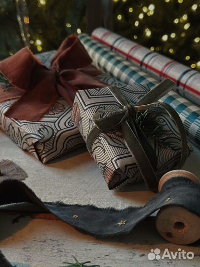 Ленты ручной работы для букетов и оформления