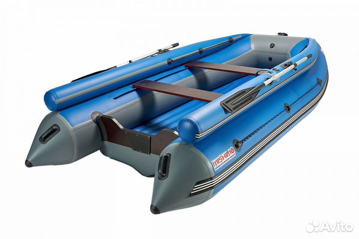 Лодка mishimo (Мишимо) family lite DF 430, синяя