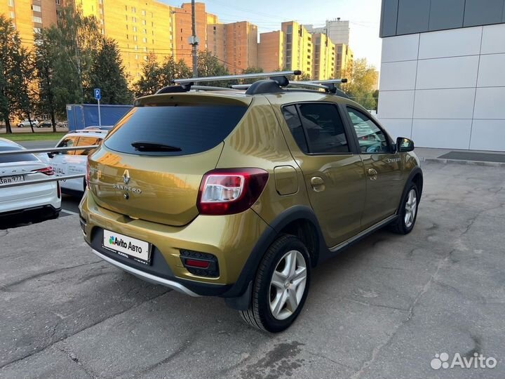 Renault Sandero Stepway 1.6 МТ, 2017, 132 981 км