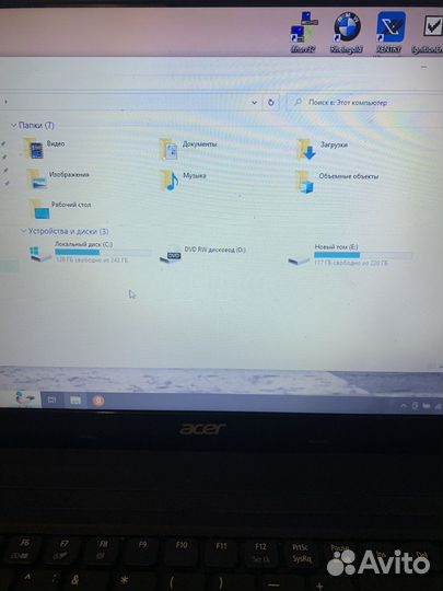 Игровой ноутбук acer i7