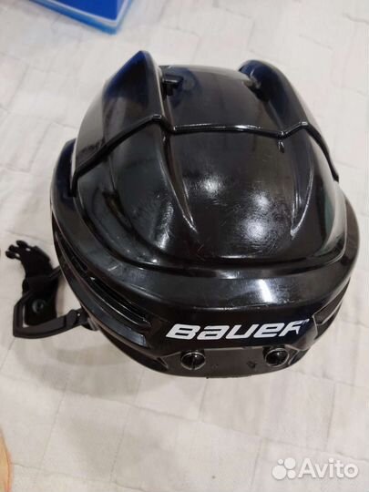 Шлем хоккейный детский bauer с решеткой