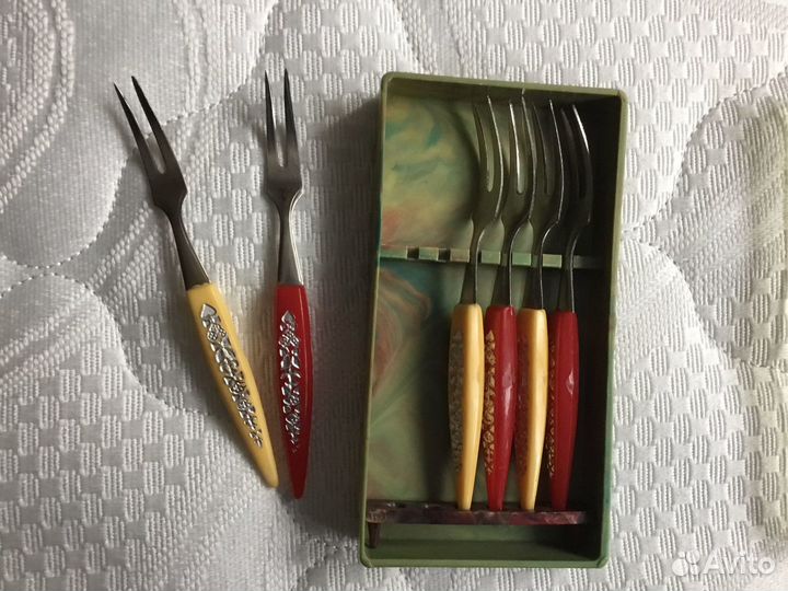 Набор вилочек для канапе СССР
