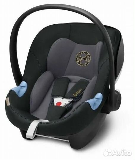 Автолюлька Cybex Aton M i-Size 0+/адаптер на шасси