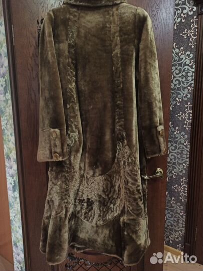 Шуба мутоновая бу