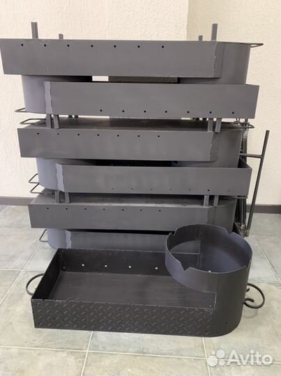 Мангал с печкой