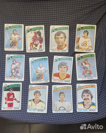 Коллекция хоккейных карточек нхл 1975-76 год