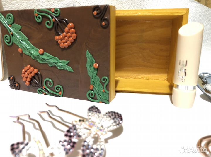 Шкатулка ручной работы «рябина»
