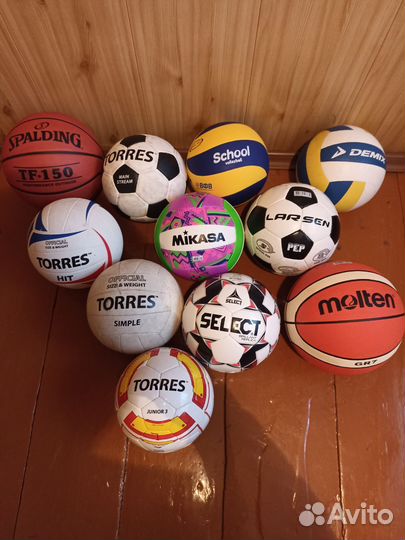 Футбольный, баскетбольный, волейбольный мяч