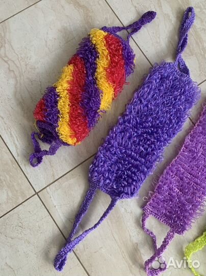Мочалки ручная работа новые разные