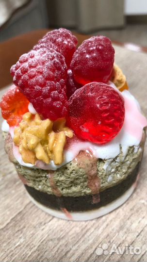 Капкейк, чашка с розой. Мыло ручной работы