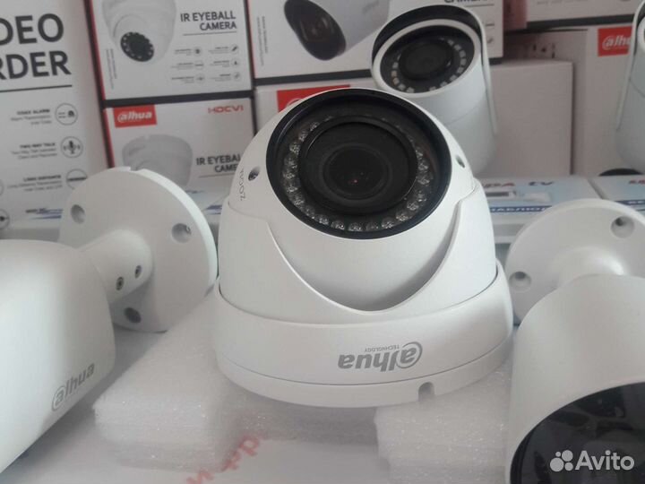 Видеонаблюдение Dahua 12 камер