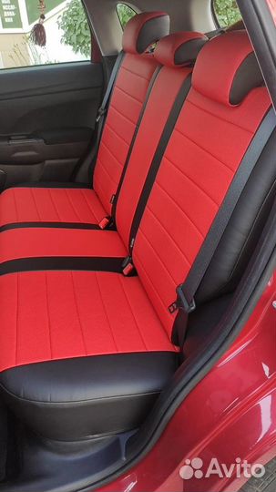 Чехлы на автомобиль из экокожи люкс