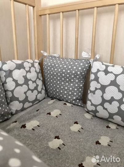 Бортики в детскую кроватку