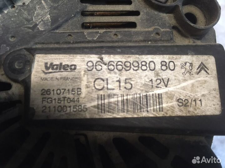 Генератор citroen c4 Picasso