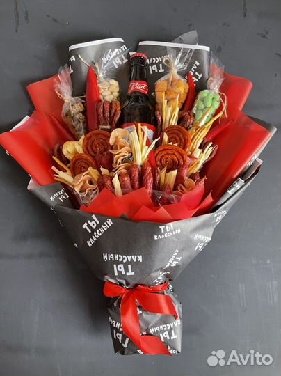 Мужские букеты съедобные