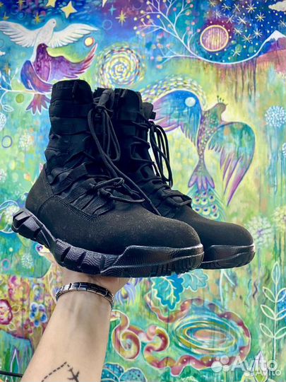 Берцы облегченные летние черные