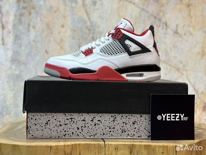 Кроссовки Nike Air Jordan 4 Retro OG Fire Red 2020