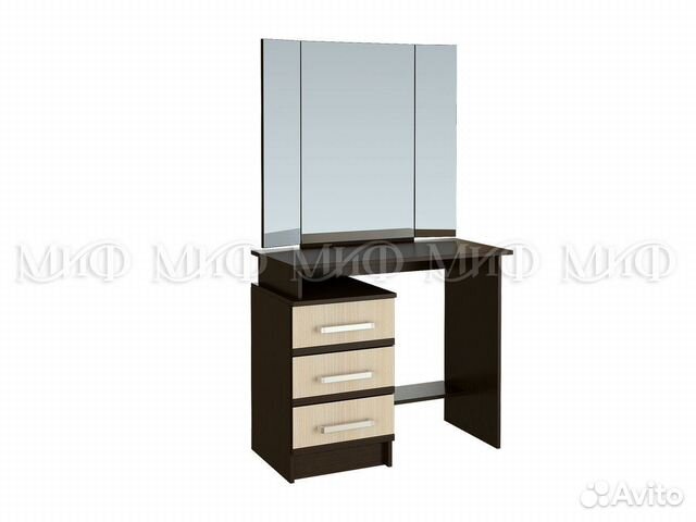 Стол косметический с зеркалом Сакура