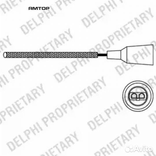 Delphi ES10671-12B1 Датчик кислорода delphi ES1067