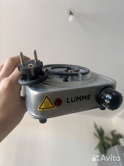 Электрическая плитка lumme LU-HP3640A сталь
