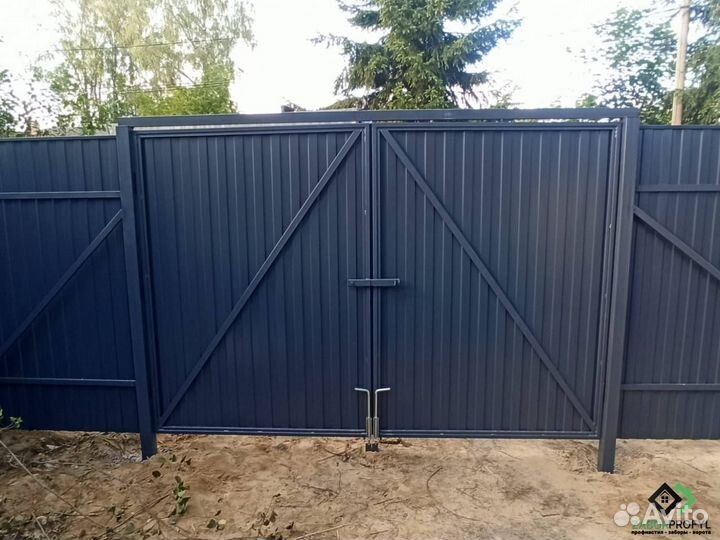 Заборы из профлиста / заборы из профнастила под кл