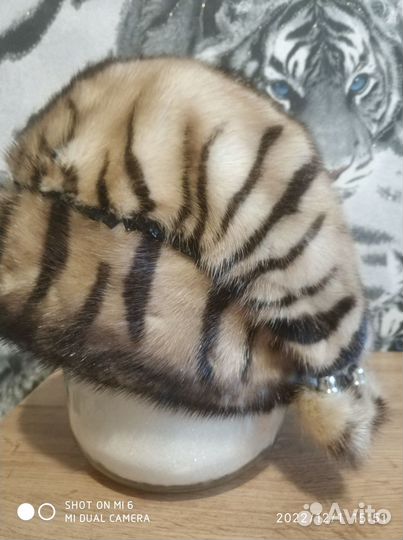 Шапка норковая женская