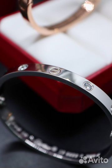 Cartier Браслет С Цирконами Золото 750 Проба