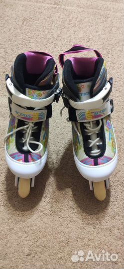 Роликовые коньки action