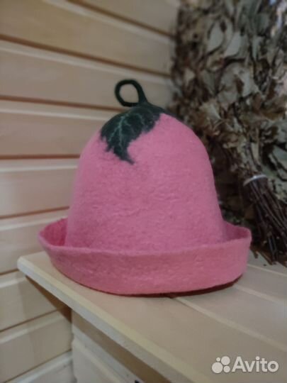 Шапка валеная банная