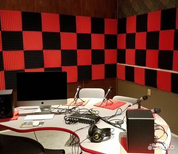 Акустический поролон 30х30см 2.5см