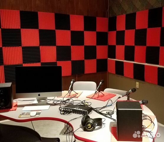 Акустический поролон 30х30см 2.5см