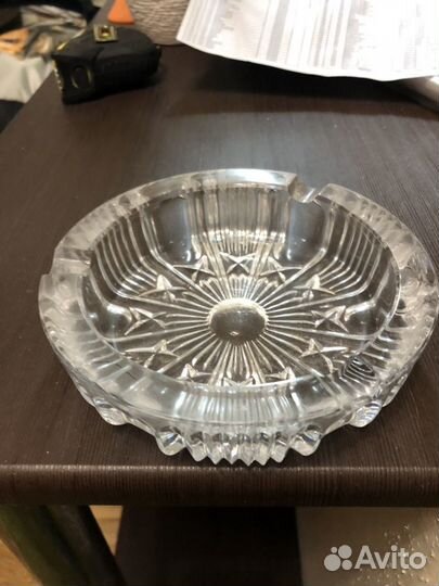 Пепельница хрустальная