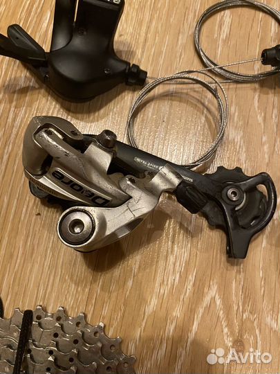 Комплект манетки и переключатели deore