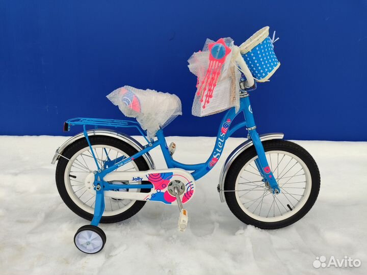 Велосипед детский 16 stels jolly синий