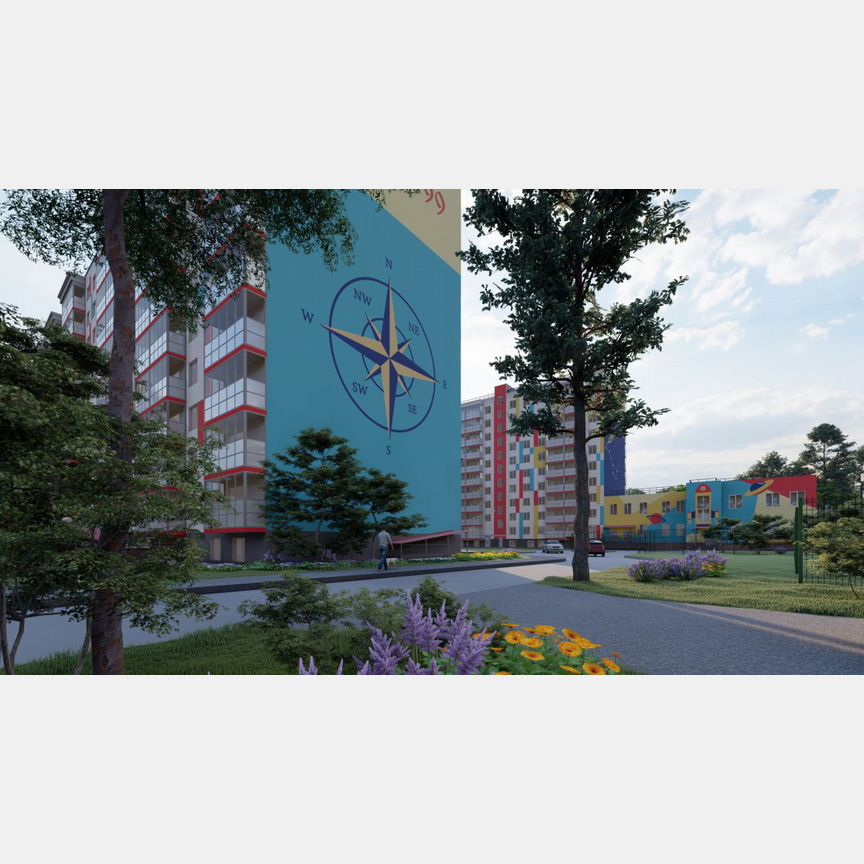 1-к. квартира, 42,3 м², 1/10 эт.