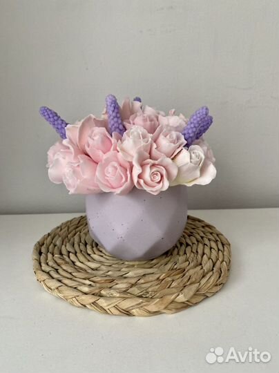 Композиция из мыла ручной работы (букет, подарок)