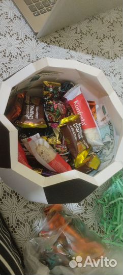 Подарочный бокс мяч