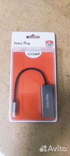 Telecom Адаптер Type C and RJ-45