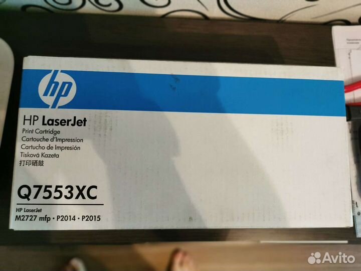 Картридж hp laserjet q7553xc