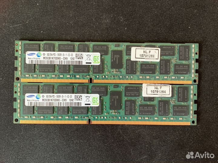 Память M393B1K70DH0-CH9 ddr3 ecc 8Гб цена за 2