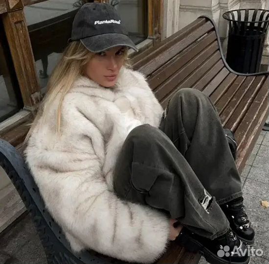 Искусственная шуба под песца