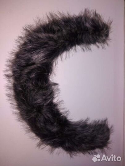 Воротник под чернобурую лису экомех