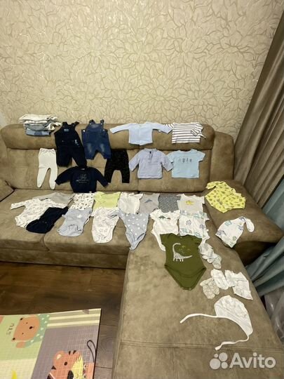 Вещи пакетом на мальчика от 0 до 6 месяцев
