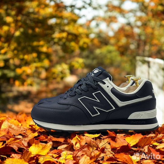 New Balance 574 кожаные