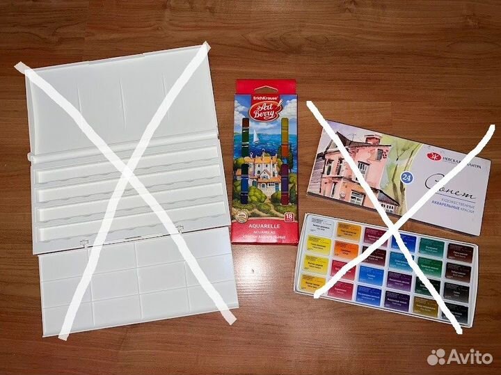 Краски(акрил, гуашь, акварель) и пастель