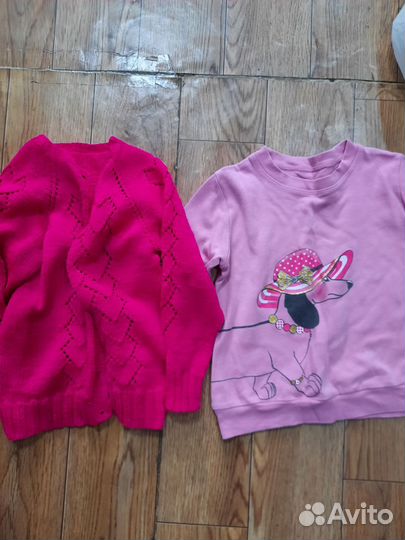 Вещи пакетом на девочку 110, 116